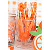 Orange Rock Candy Lollipops - 12 Pc. Image 1