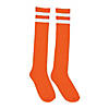 Orange Team Spirit Knee-High Socks - 1 Pair Image 1