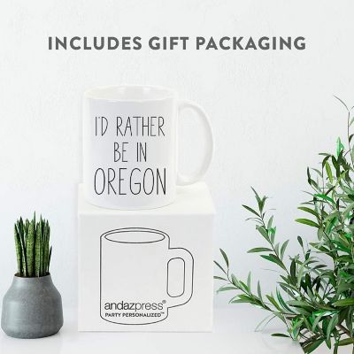 Oregon Ceramic Travel Coffee Mug Image 2