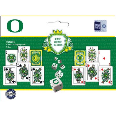 Oregon Ducks - 2-Pack Playing Cards &amp; Dice Set Image 3
