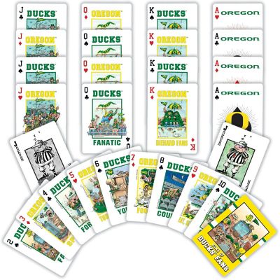 Oregon Ducks Fan Deck Playing Cards - 54 Card Deck Image 2