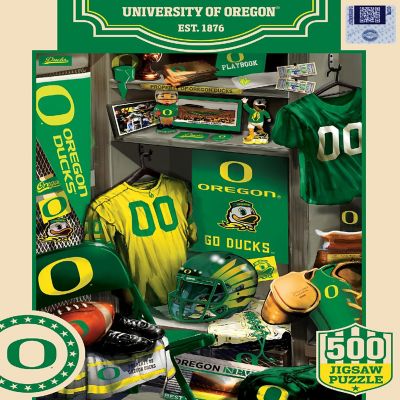 Oregon Ducks - Locker Room 500 Piece Jigsaw Puzzle Image 1