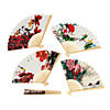Oriental Folding Hand Fan Assortment - 12 Pc. Image 1