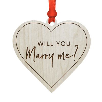 Ornament Gift Heart Will You Marry Me? Image 1