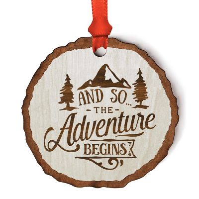 Ornament Wood SlabThe Adventure Begin Image 1