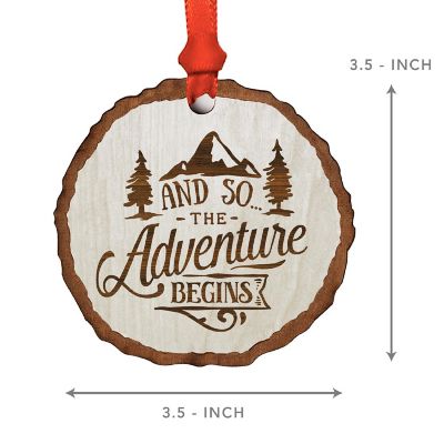 Ornament Wood SlabThe Adventure Begin Image 2