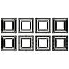 Ornate gallery frames peel &amp; stick wall decals Image 1