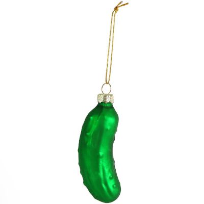 Ornativity Christmas Pickle Tree Ornaments 1.5in x 1.5in x 4in - Pack of 4 Image 1