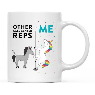 Other Call Center Reps Unicorn Mug Image 2