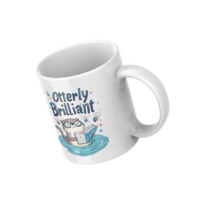 Otterly Brilliant Mug by Dancing Littles Jungle Image 1