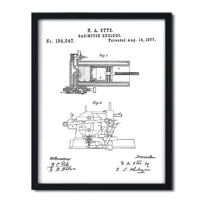 Otto 4-Cycle Engine 1877 1Pk 8.5x11in Image 1