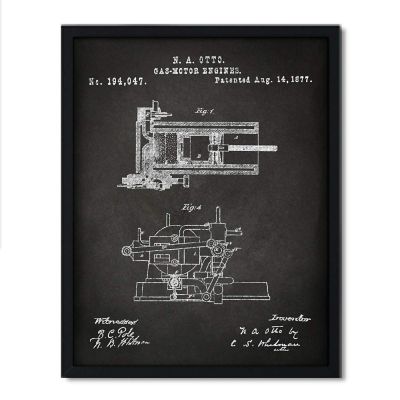 Otto 4-Cycle Engine 1877 8.5x11in Image 1