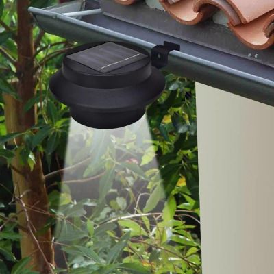 Outdoor Solar Lamp Set 6 pcs Fence Light Gutter Light Image 1