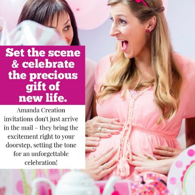 Outer Space Baby Shower Invitations Image 3