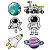 Outer Space Cutouts - 6 Pc. Image 1