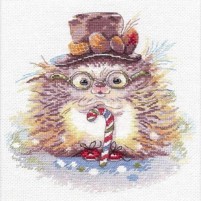 Oven - Hedgehog Gentleman 1179 Counted Cross Stitch Kit Image 1