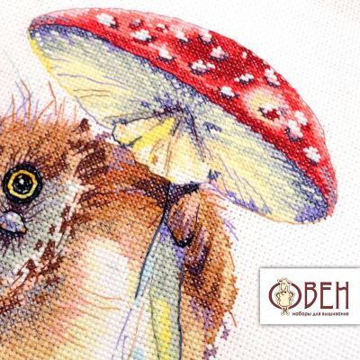Oven - Umbrella for owl 1237 Counted Cross Stitch Kit Image 1