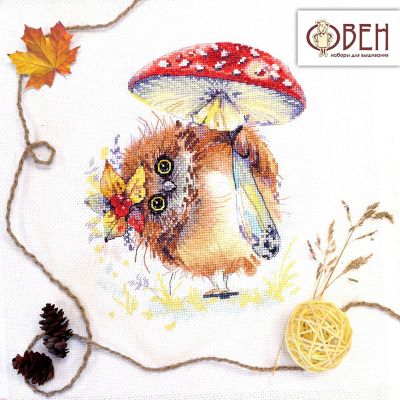 Oven - Umbrella for owl 1237 Counted Cross Stitch Kit Image 3