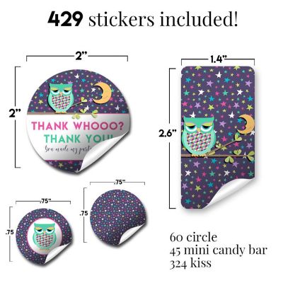 Owl Slumber Sticker Bundle 429pc. by AmandaCreation Image 1