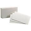 Oxford White Commercial Index Cards, 3" x 5", Ruled, 1000 Per Pack, 2 Packs Image 1