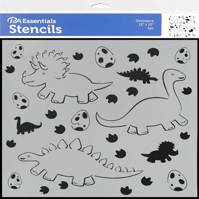 PA Ess Stencil 12x12 Dinosaurs Image 2