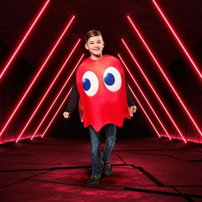 Pac-Man Blinky Ghost Child Costume  One Size Image 1