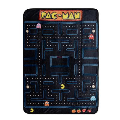 Pac-Man Classic Maze 45 x 60 Inch Throw Blanket Image 1