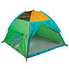 Pacific Play Tents Super Duper 4-Kid II Dome Tent - Blue / Green / Orange Image 1