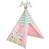 Pacific Play Tents Wildflowers Cotton Canvas Teepee Image 3
