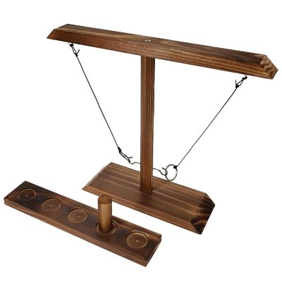 Pacific Shore Games 2 Player Wooden Ring Toss Game Image 1