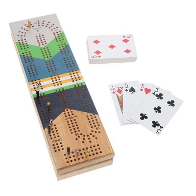 Pacific Shore Games Canoe Cribbage Board Image 1