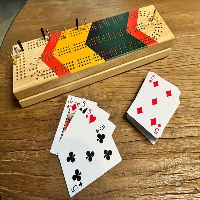 Pacific Shore Games Canoe Cribbage Board Image 1
