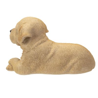 Pacific Trading Labrador Puppy Lying Down Figurine 7.8 Inch Brown ...