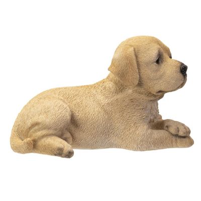 Pacific Trading Labrador Puppy Lying Down Figurine 7.8 Inch Brown ...