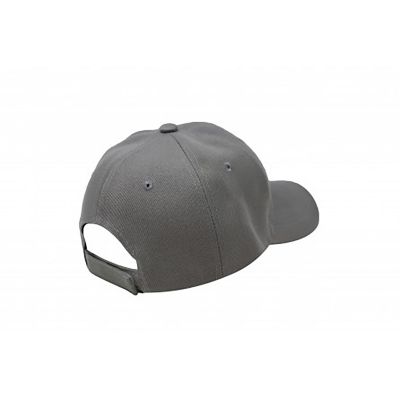 Pack of 15 Bulk Wholesale Plain Baseball Cap Hat Adjustable (Grey) Image 1