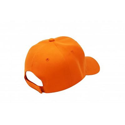 Pack of 15 Bulk Wholesale Plain Baseball Cap Hat Adjustable (Orange) Image 1