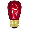 Pack of 25 Incandescent S14 Purple Christmas Replacement Bulbs Image 1