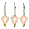 Pack of 3 Clear C7 Retro Bubble Light Replacement Christmas Bulbs Image 1