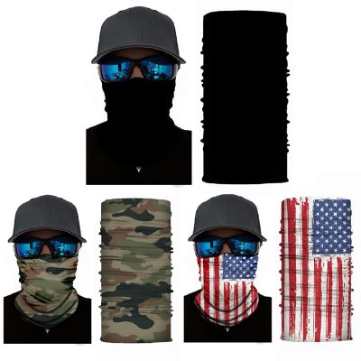 Pack of 3 Face Covering Neck Gaiter Elastic and Microfiber Breathable Tube Neck Warmer (Mix) Image 1