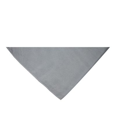 Pack of 8 Triangle Bandanas - Solid Colors and Polyester - 30 in x 20 in x 20 in (Grey) Image 1