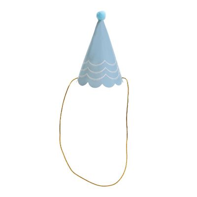 Packed Party 8-Count Mini Party Hat Set With Poms Image 1