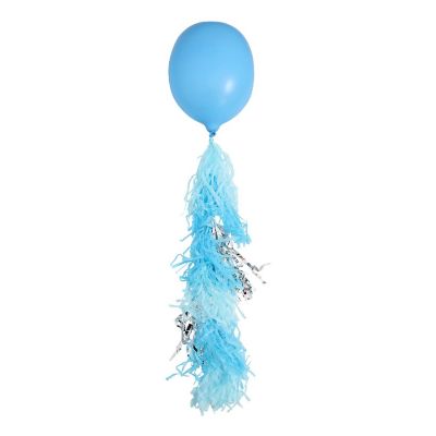Packed Party Blue Tassel Jumbo 34" Balloon Image 1