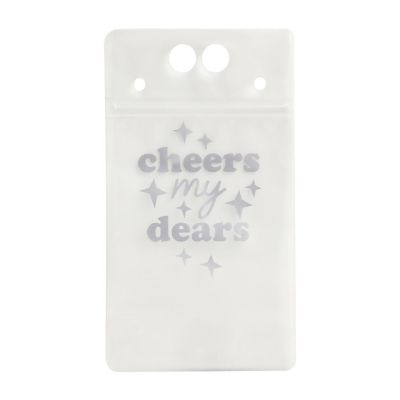 Packed Party Cheers My Dears 4-Pack Reusable Drink Straw Set Image 1