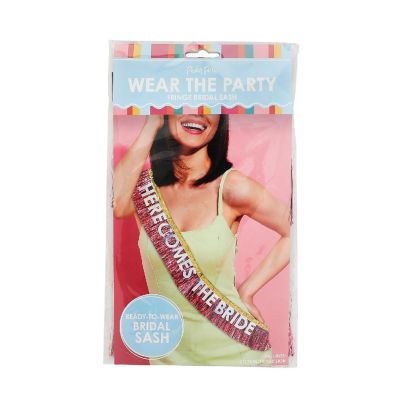 Packed Party Here Comes The Bride Sash Image 2