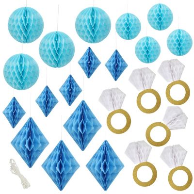 Packed Party Honeycomb Bridal Garland Image 1