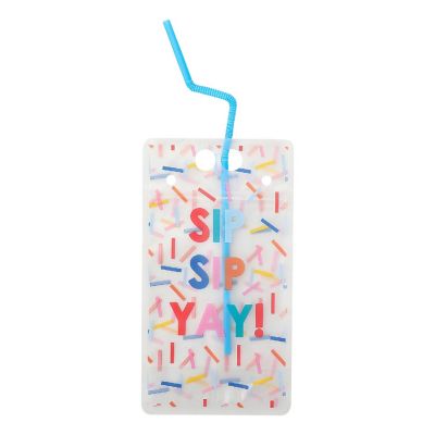 Packed Party Sip Sip Yay 4-Count Reusable Drink Straw Image 1
