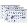 Pacon Chart Tablet, Cursive Cover, 1" Ruled, 24" x 16", 25 Sheets Per Tablet, 3 Tablets Image 1