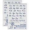 Pacon Chart Tablet, Cursive Cover, Unruled 24" x 32", 25 Sheets, 2 Tablets Image 1