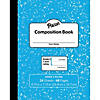 Pacon Composition Book, Grade 2, Blue Marble, 3/4" x 3/8" x 3/8" Ruled, 9-3/4" x 7-3/4", 24 Sheets, Pack of 24 Image 1