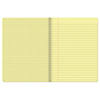 Pacon Dual Ruled Composition Book, Yellow, 1/4 in grid and 3/8 in (wide) 9-3/4" x 7-1/2", 100 Sheets, Pack of 6 Image 3